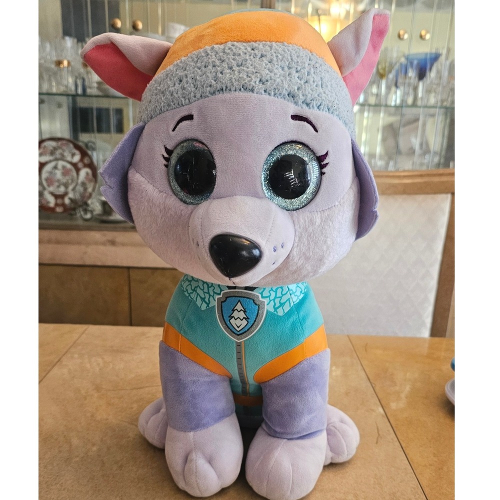 Ty Paw Patrol Everest 16" Plush Toy Stuffed Animal Big Paws Ice‎ Rescue Pup